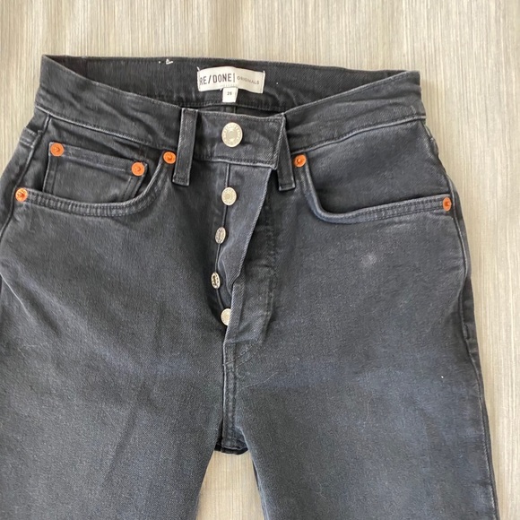 Comfort Stretch High Rise Ankle Crop - RE/DONE - Picture 9 of 12